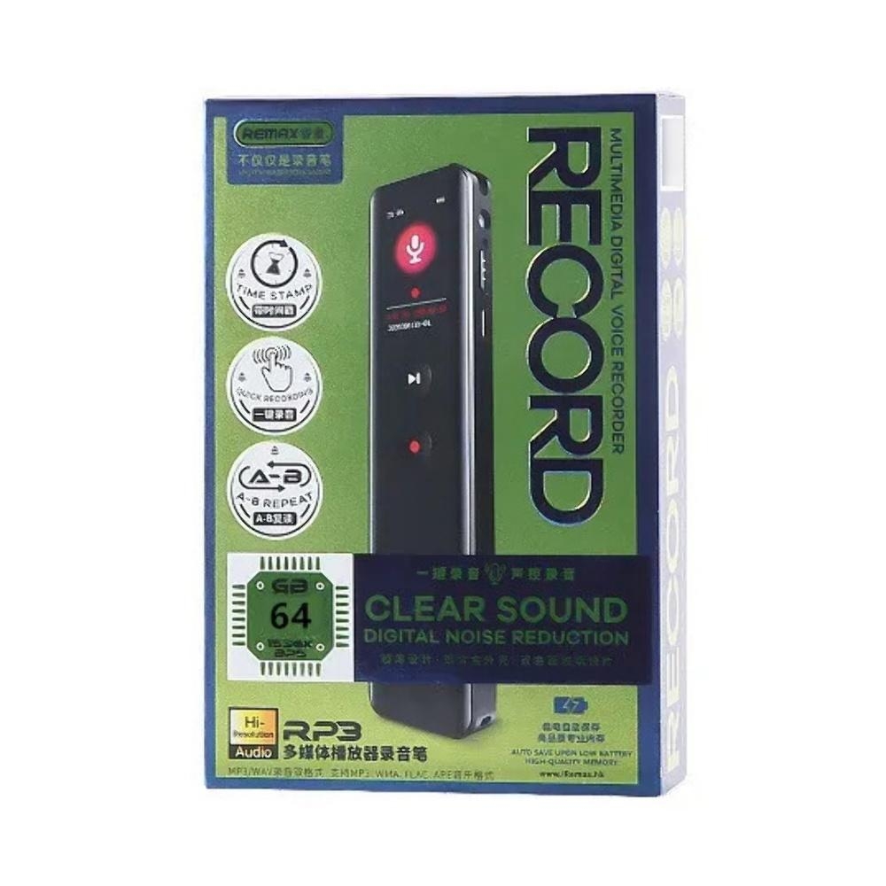 Диктофон Remax RP3 black
