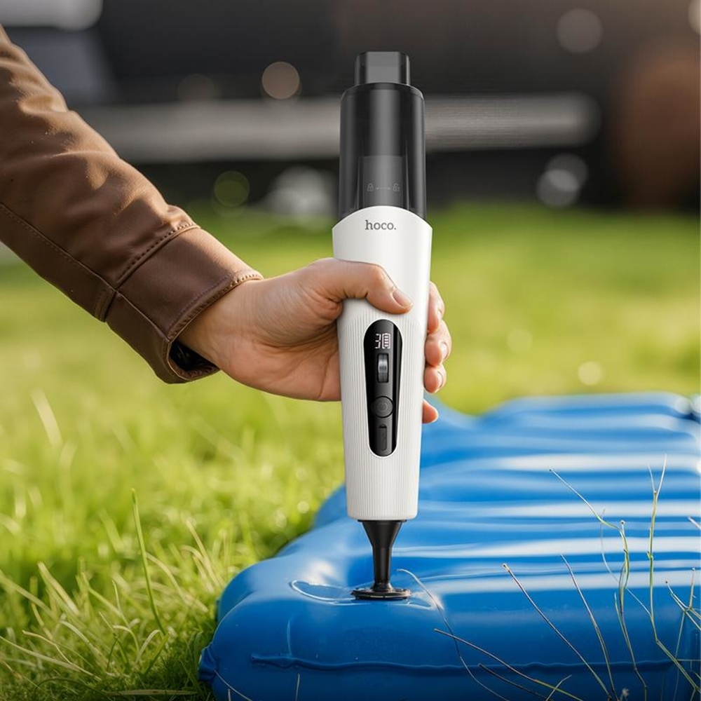 Автомобильный пылесос Hoco ZP16 white