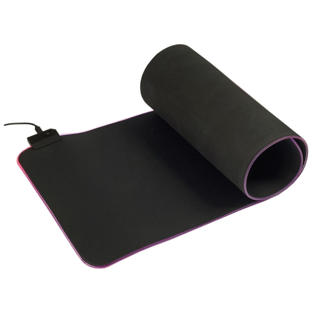 Игровая поверхность 800*300*4 mm с RGB подсветкой black