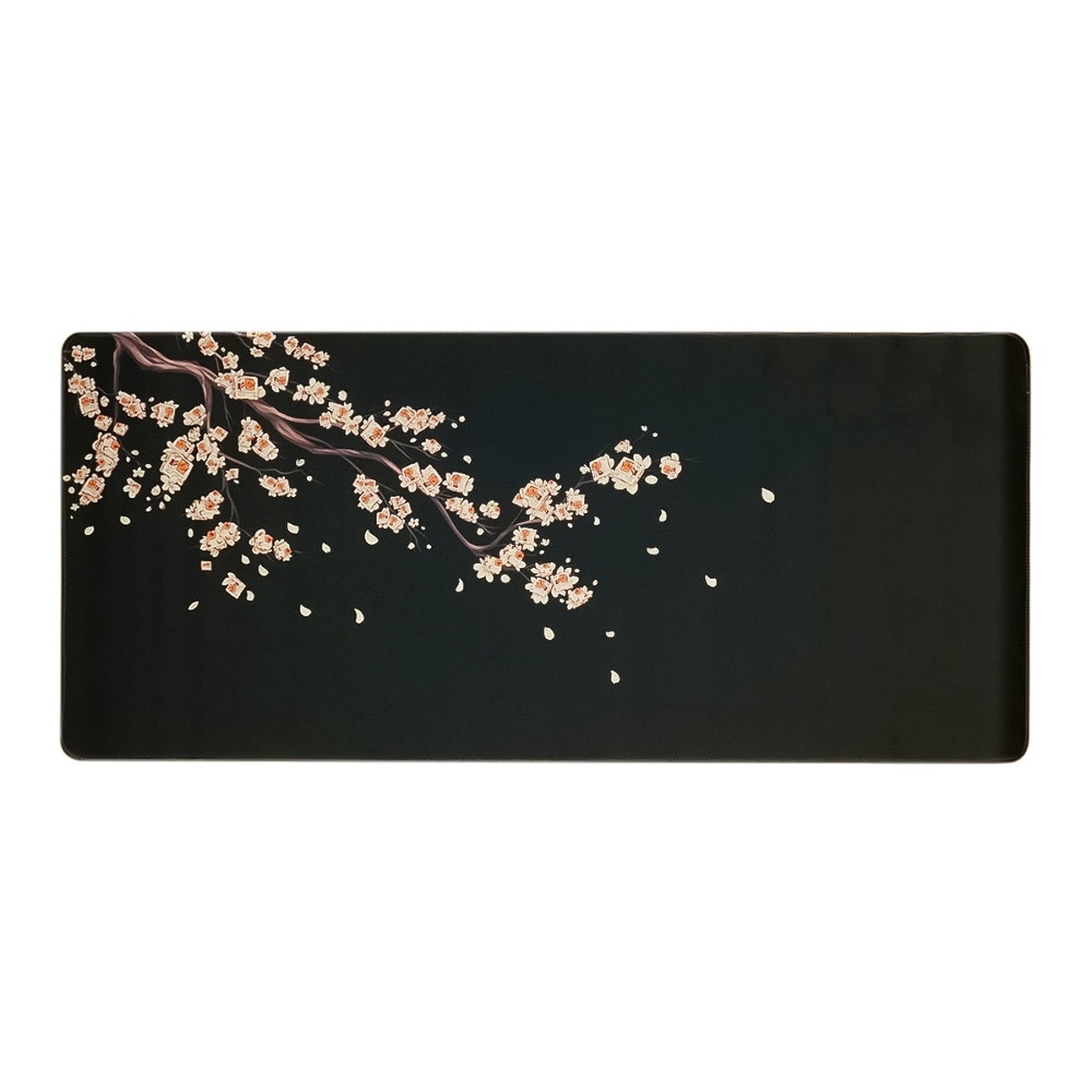 Игровая поверхность 900*400*2 mm, резиновое основание, sakura black