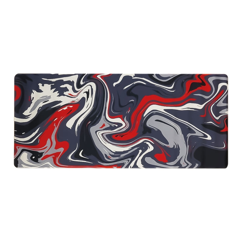 Игровая поверхность 900*400*2 mm, резиновое основание, абстракция black 1