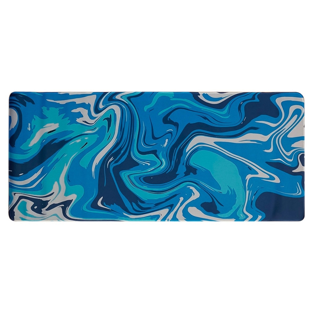 Игровая поверхность 900*400*2 mm, резиновое основание, абстракция blue 1