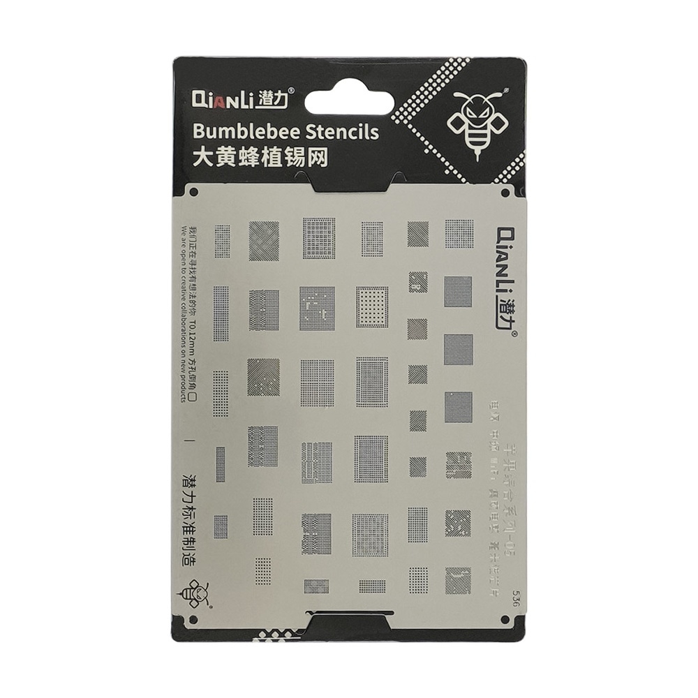 Трафарет BGA QianLi QS536 iPhone Universal 05 (Power, IF, WiFi, Integrated inductor, Millimeter wave chip)