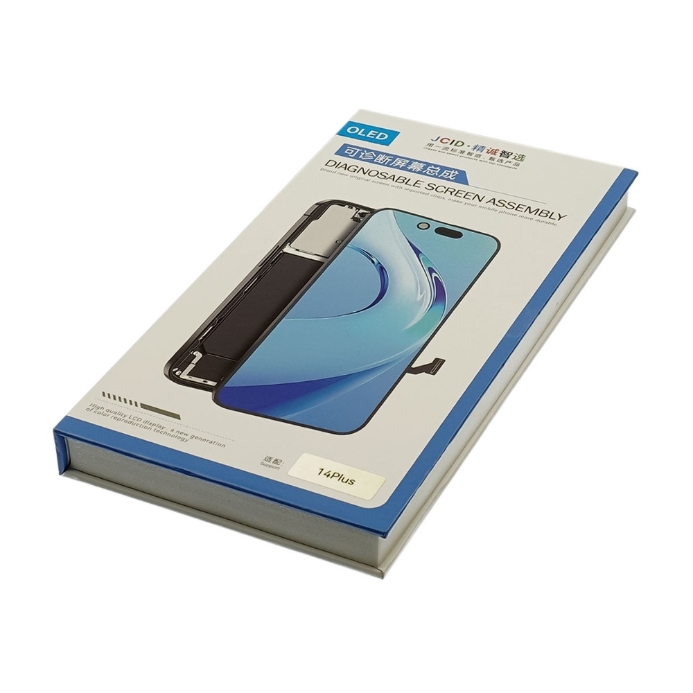 Дисплей для Apple iPhone 14 Plus с чёрным тачскрином JCID-OLED SOFT