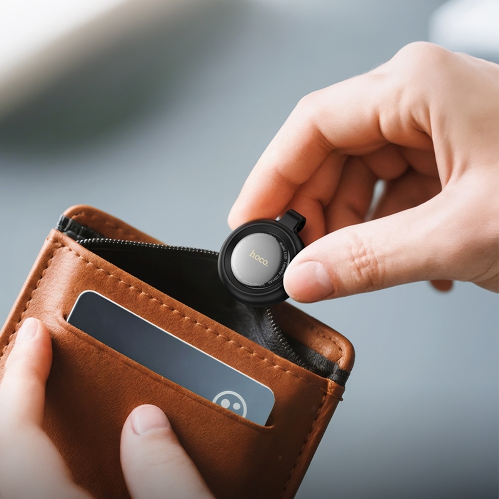 GPS-трекер Hoco E100 в комплекте с чехлом black