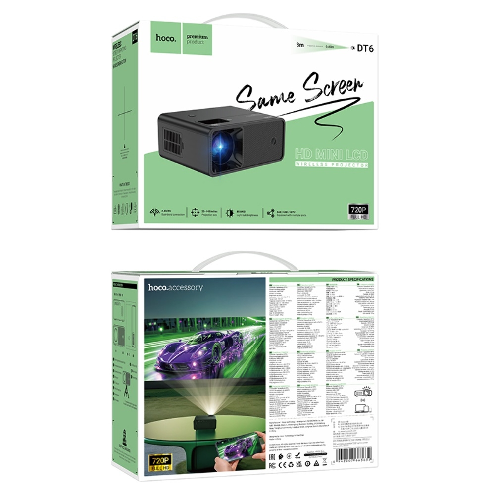 Автодержатель Hoco HW35 магнитный с беспроводной зарядкой black