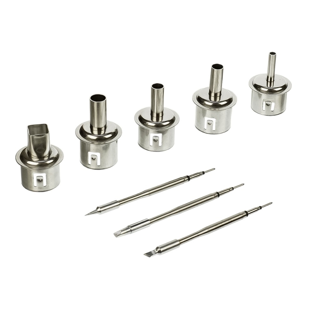 Паяльная станция прецизионная WEP 983D (фен 100C-500C, паяльник стандарта JBC 245 90C-450C, блок питания 20V 3.5A, USB A 5V 2A)