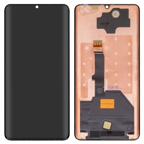 Дисплей Huawei P30 Pro, VOG-L09, VOG-L29, чорний | з тачскріном | Original (PRC), після демонтажу | дисплейный модуль, экран