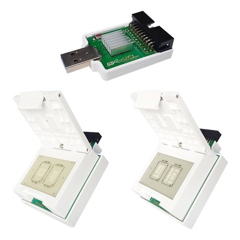 Адаптер BGA221/BGA254 eMMC/eMCP + адаптер 2 в 1 BGA153/169 | BGA162/186 eMMC/eMCP + USB3.0 SuperSpeed uSD/eMMC ридер для донгла EMMC/UFI Box