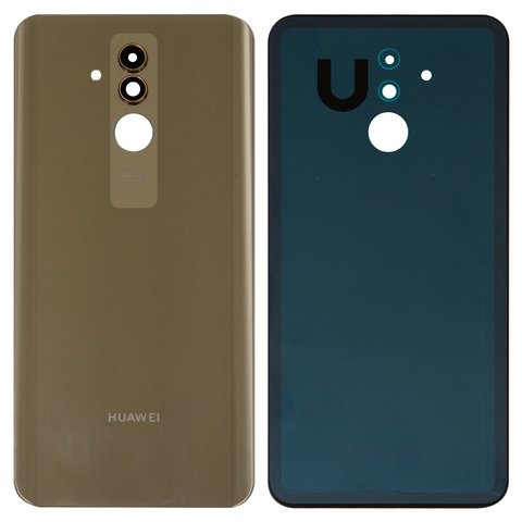 Задняя крышка Huawei Mate 20 lite, золотистая, со стеклом камеры, Original (PRC) | корпус, панель аккумулятора, АКБ, батареи