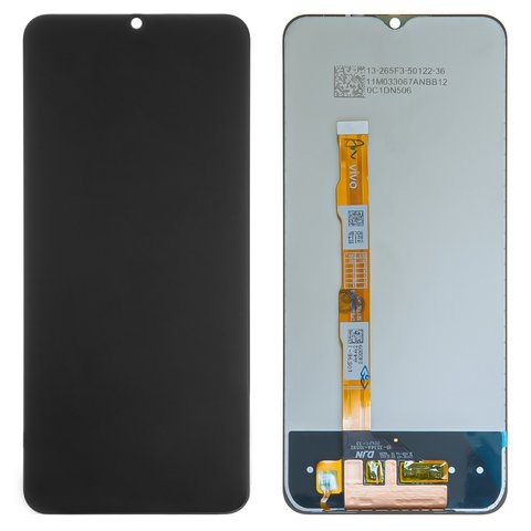 Дисплей Vivo Y01, Y11s, Y12a, Y12s, Y15a, Y15c, Y15s, Y20 (2021), Y20i, Y20s, чорний | з тачскріном | Original (PRC) | дисплейный модуль, экран