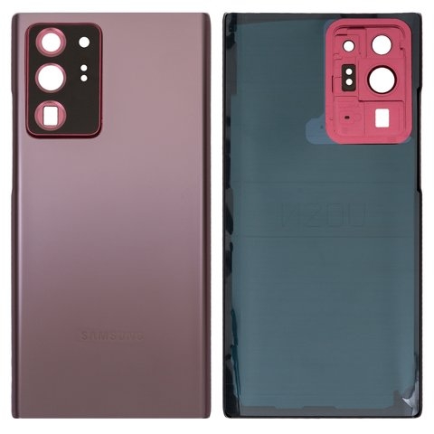 Задня кришка Samsung SM-N985 Galaxy Note 20 Ultra, золотиста, із склом камери, mystic bronze, Original (PRC) | корпус, задняя панель аккумулятора, АКБ, батареи