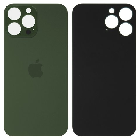 Задня панель Apple iPhone 13 Pro Max, зелена, Alpine Green, не потрібно знімати скло камери, big hole, Original (PRC) | корпус, крышка аккумулятора, АКБ, батареи