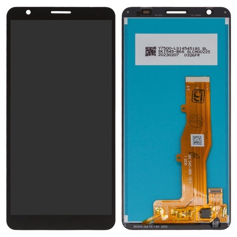 Дисплей ZTE Blade A3 (2020), чорний | з тачскріном | Original (PRC), SKI 545-B68 V0.4 | дисплейный модуль, экран