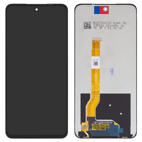 Дисплей Realme 11 5G, C55, Narzo N55; OnePlus Nord CE3 Lite 5G; Oppo A1 5G, A58 4G, A98 5G, CPH2375/CPH2577/PHS110/RMX3710/DI0672JNI01, чорний | з тачскріном | Original (PRC), 1540452110 | дисплейный модуль, экран