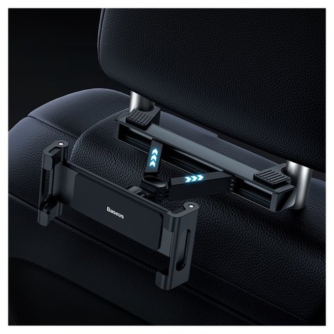 Автодержатель Baseus JoyRide Pro, чорний, на подголовник, #SUTQ000001 