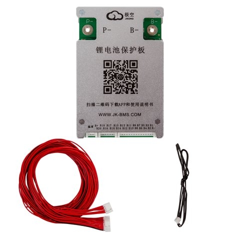 BMS-контроллер JK BD4A20S4P, 40 A, для Li-Ion аккумуляторов