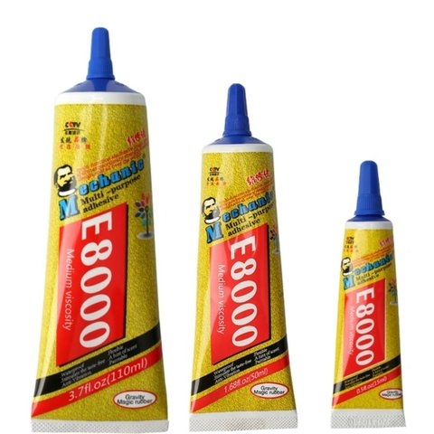 Клей-герметик Mechanic E8000, для приклеивания тачскрина, дисплея, 110 мл