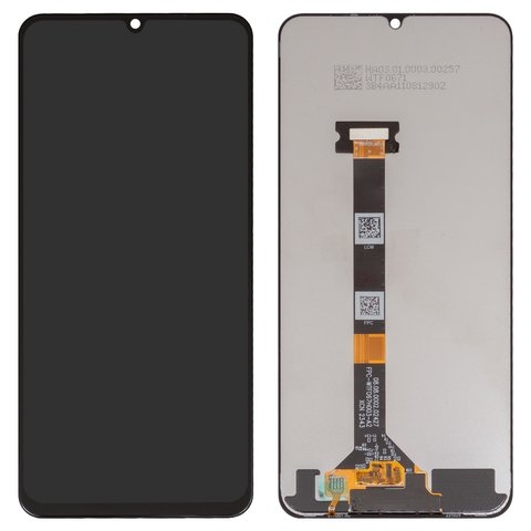 Дисплей Realme C51, RMX3830, C53, RMX3760, Narzo N53, RMX3761, Note 50, RMX3834, чорний | з тачскріном | Original (PRC), FPC-WTF067H003 | дисплейный модуль, экран