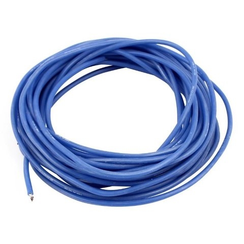 Проволока в силиконовой изоляции 18AWG, 0,82 мм², 1 м, синій