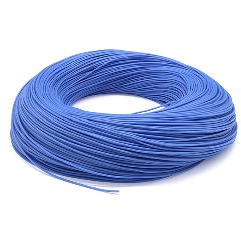 Проволока в силиконовой изоляции 24AWG, 0,2 мм², 1 м, синій