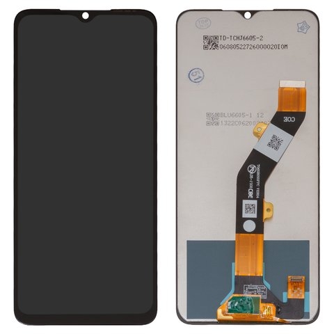 Дисплей ZTE Blade A34, Blade A54, чорний | з тачскріном | High Copy | дисплейный модуль, экран