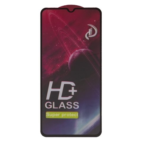 Закаленное защитное стекло Tecno Spark 8C, KG5k, KG5j, KG5n, Spark Go (2022), Infinix Hot 12i, совместимо с чехлом, Full Glue, чорний, cлой клея нанесен по всей поверхности стекла 