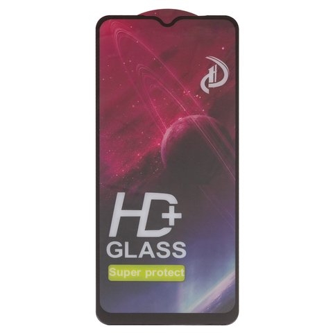 Закаленное защитное стекло Oppo A17, A17k, A57 4G, A57 5G, A57e, A57s, A77 4G, A77 5G, A77s, A78 5G, совместимо с чехлом, Full Glue, чорний, cлой клея нанесен по всей поверхности стекла 