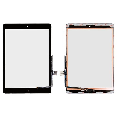 Тачскрин iPad 10.2 2021, чорний, High Copy, с кнопкой HOME, #A2602 / A2603 / A2604