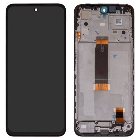 Дисплей Xiaomi Poco M6 Pro 5G, 23076PC4BI, Redmi 12, 23053RN02A, 23053RN02I, 23053RN02Y, Redmi 12 5G, 23076RN4BI, 23076RN8DY, 2AFZZRN8DY, чорний | з тачскріном | в передній панелі | Original (PRC) | дисплейный модуль, экран