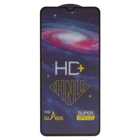 Закаленное защитное стекло Oppo A38, A78 5G, A98 5G, 0,33 мм 9H, совместимо с чехлом, Full Glue, чорний, cлой клея нанесен по всей поверхности, HD+
