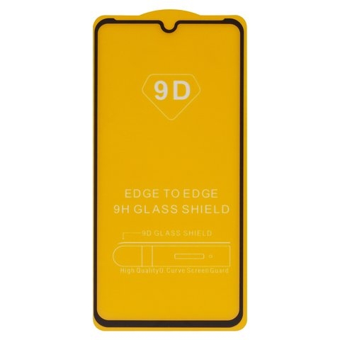 Закаленное защитное стекло Xiaomi Mi 9, совместимо с чехлом, Full Glue, (без упаковки), чорний, cлой клея нанесен по всей поверхности