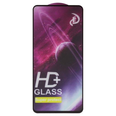 Закаленное защитное стекло Samsung SM-M536 Galaxy M53, совместимо с чехлом, Full Glue, чорний, cлой клея нанесен по всей поверхности