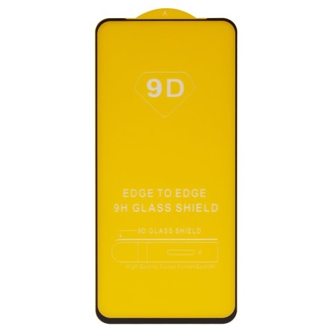 Закаленное защитное стекло Realme 7i; OnePlus Nord N100; Oppo A54 4G, совместимо с чехлом, Full Glue, (без упаковки), чорний, cлой клея нанесен по всей поверхности