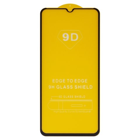 Закаленное защитное стекло Realme C25; Oppo A16, совместимо с чехлом, Full Glue, (без упаковки), чорний, cлой клея нанесен по всей поверхности