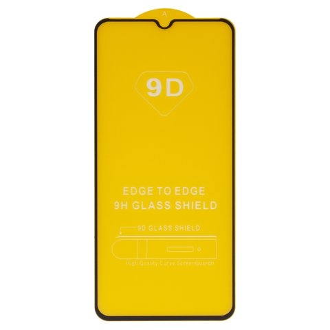 Закаленное защитное стекло Tecno Spark 9 Pro, совместимо с чехлом, Full Glue, (без упаковки), чорний, cлой клея нанесен по всей поверхности