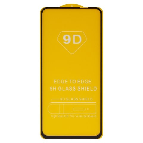 Закаленное защитное стекло Motorola Moto G72 XT2255, совместимо с чехлом, Full Glue, (без упаковки), чорний, cлой клея нанесен по всей поверхности