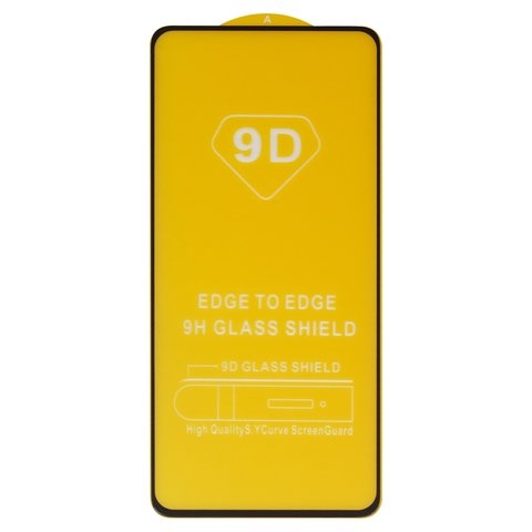 Закаленное защитное стекло Motorola Moto E30 XT2158-6, XT2159 Moto E40, совместимо с чехлом, Full Glue, (без упаковки), чорний, cлой клея нанесен по всей поверхности
