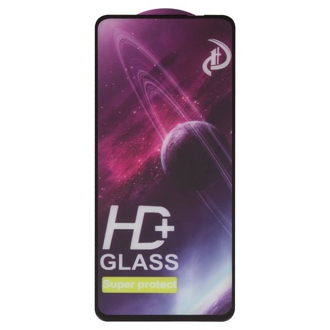 Закаленное защитное стекло Motorola XT2231 Moto G22, совместимо с чехлом, Full Glue, чорний, cлой клея нанесен по всей поверхности