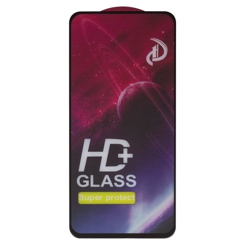 Закаленное защитное стекло Motorola Moto G13, Moto G23 XT2333, совместимо с чехлом, Full Glue, чорний, cлой клея нанесен по всей поверхности