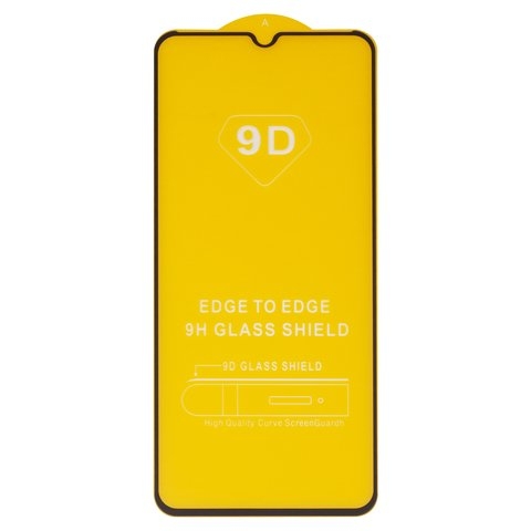 Закаленное защитное стекло Samsung SM-A022F Galaxy A02, A326 Galaxy A32 5G, совместимо с чехлом, Full Glue, (без упаковки), чорний, cлой клея нанесен по всей поверхности