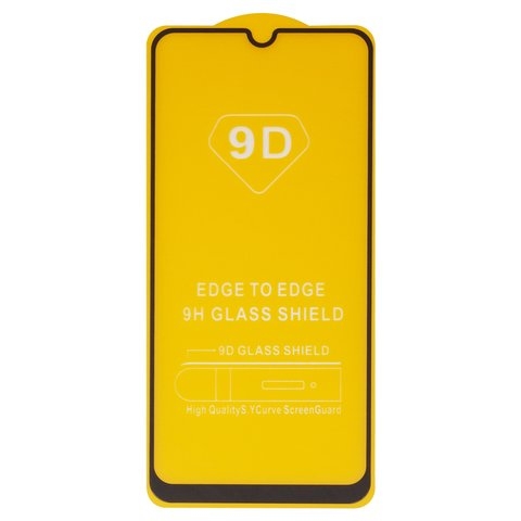 Закаленное защитное стекло Samsung SM-A205 Galaxy A20, A305 Galaxy A30, A307 Galaxy A30s, A505 Galaxy A50, A507 Galaxy A50s, M107F/DS Galaxy M10s, M305 Galaxy M30, M307 Galaxy M30s, совместимо с чехлом, Full Glue, (без упаковки), чорний, cлой клея нанесен по всей поверхности