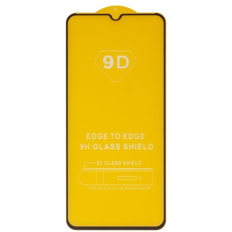 Закаленное защитное стекло Xiaomi Mi 10 Lite, совместимо с чехлом, Full Glue, (без упаковки), чорний, cлой клея нанесен по всей поверхности
