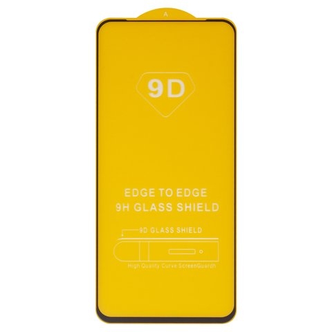 Закаленное защитное стекло Xiaomi Poco F4 GT, совместимо с чехлом, Full Glue, (без упаковки), чорний, cлой клея нанесен по всей поверхности