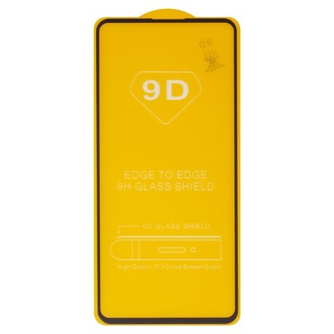 Закаленное защитное стекло Xiaomi Poco X2, Redmi K30, совместимо с чехлом, Full Glue, (без упаковки), чорний, cлой клея нанесен по всей поверхности