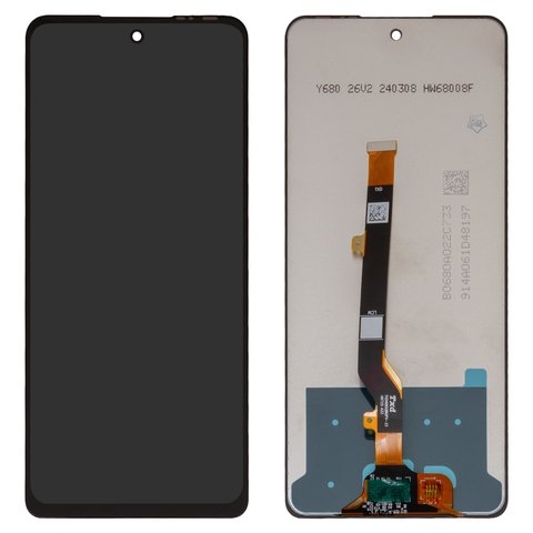 Дисплей Infinix Hot 40, X6836, Hot 40 Pro, X6837, чорний | з тачскріном | High Copy | дисплейный модуль, экран