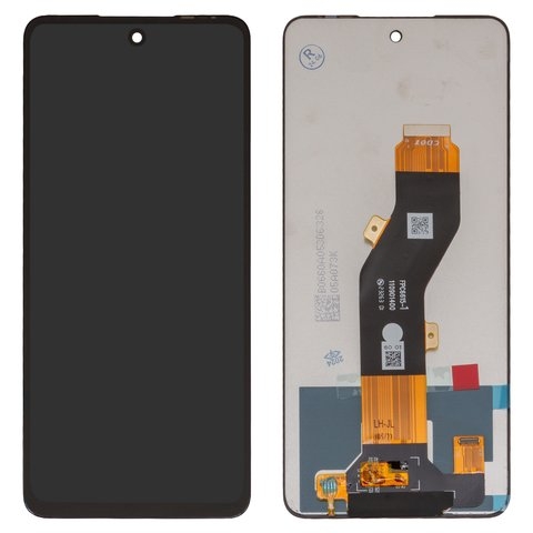 Дисплей Tecno Pop 8, Spark 20, KJ5, KJ5n, Spark 20C, BG7, Spark Go 2024, BG6, Infinix Hot 40i, X6528B, Smart 8, X6525, чорний | з тачскріном | Original (PRC) | дисплейный модуль, экран