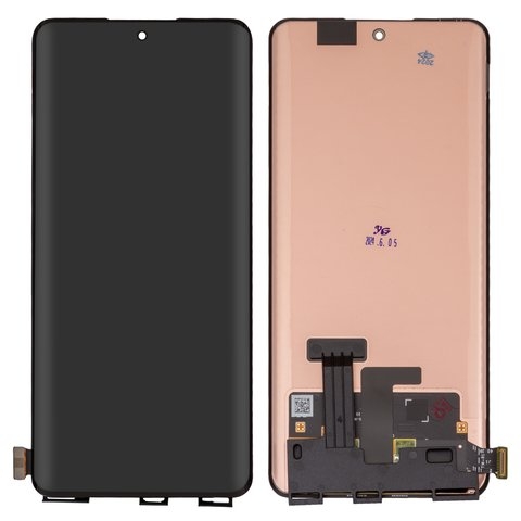 Дисплей Realme 12 Pro, 12 Pro Plus, RMX3840, чорний | з тачскріном | Original (PRC) | дисплейный модуль, экран