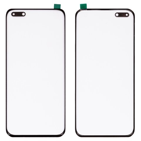 Стекло корпуса G+OCA PRO для Huawei P40 Pro, P40 Pro Plus, с OCA-пленкой, черное