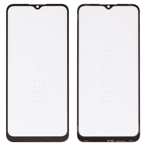 Стекло корпуса G+OCA PRO для Samsung A037F Galaxy A03s, с OCA-пленкой, черное, 160,5x72 mm